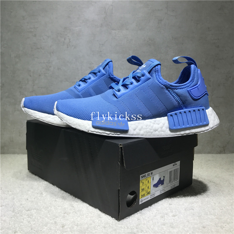 Real Boost Adidas NMD R1 PK Blue White